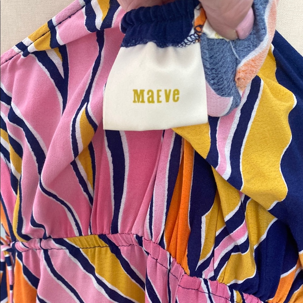 Maeve_ Vibrant Multicolor Maxi jumpsuit - Picture 5 of 6